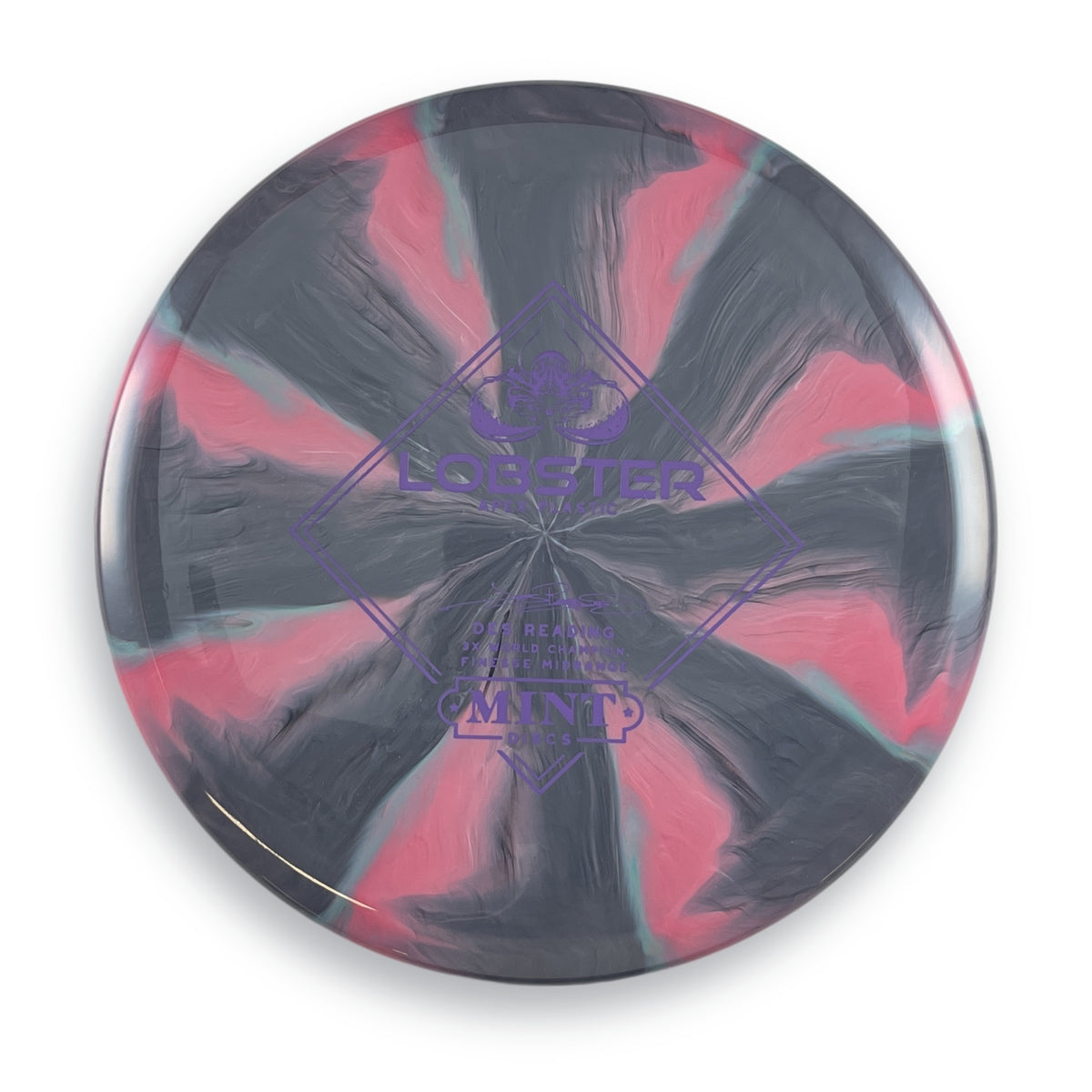 Extra Contrast Pink/Smokey Apex Swirly Lobster 176g (Warehouse Gem!!)