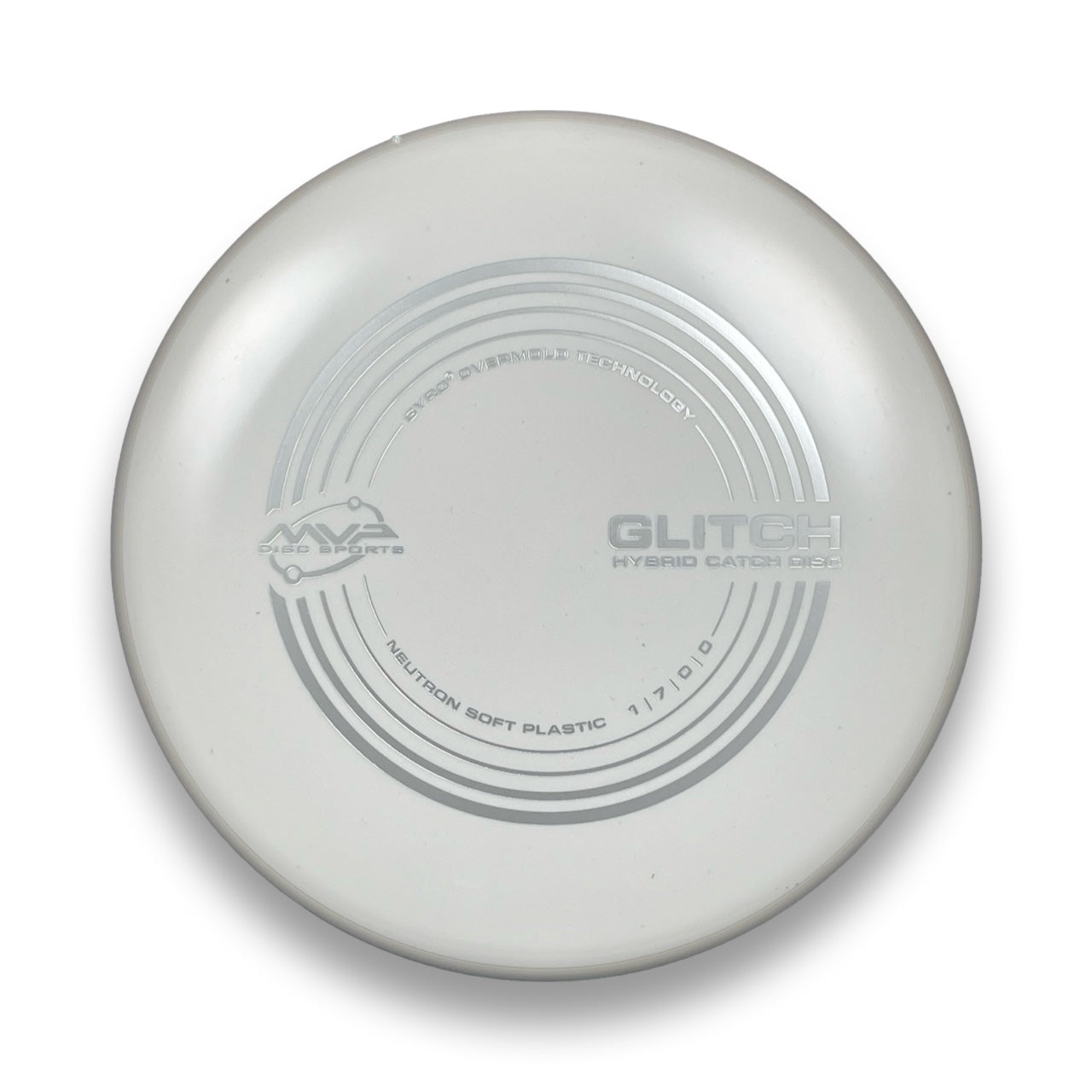 White on White Neutron Soft Glitch 151g (Warehouse Gem!!)