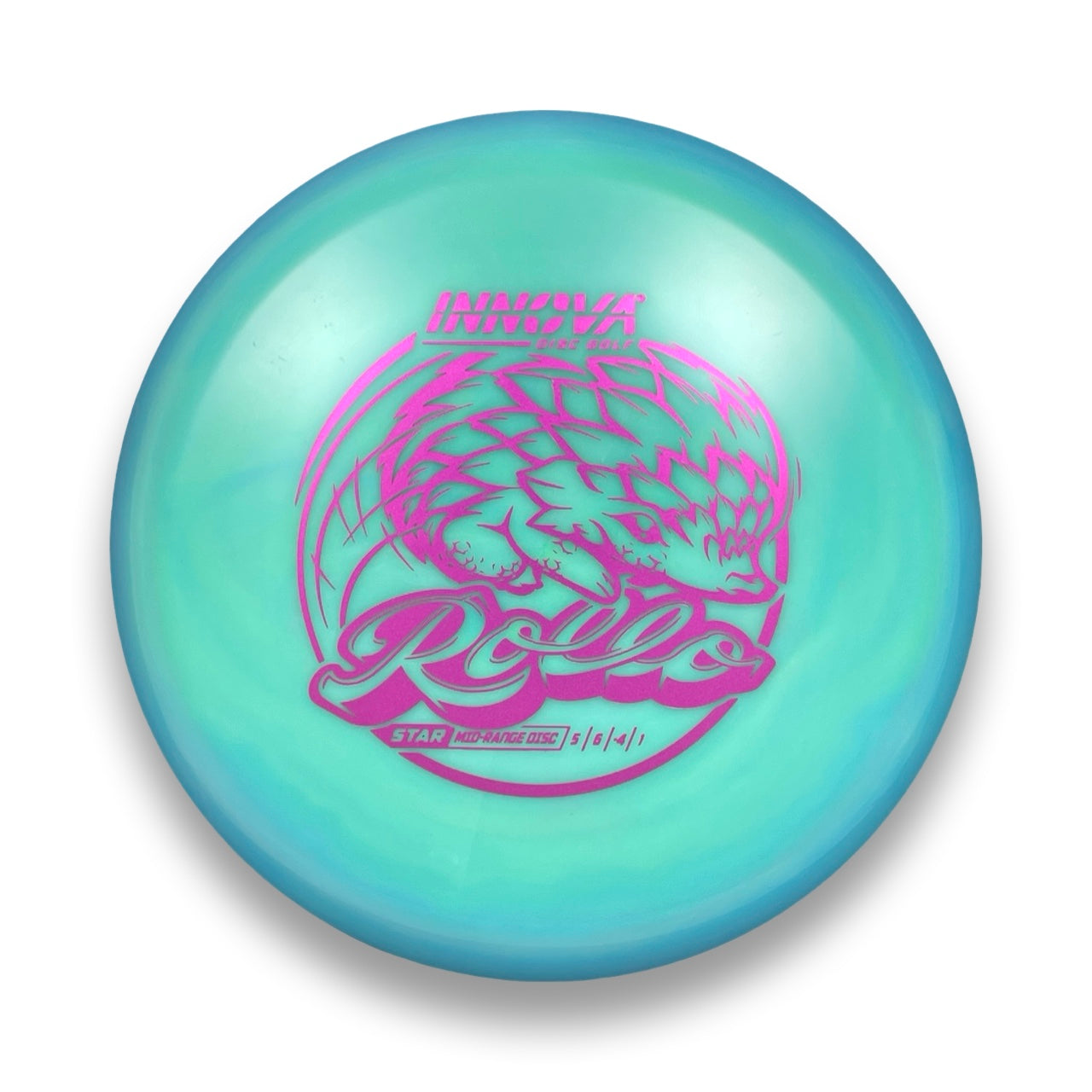 Blue/Green Swirly Star Rollo 180g (Warehouse Gem!!)