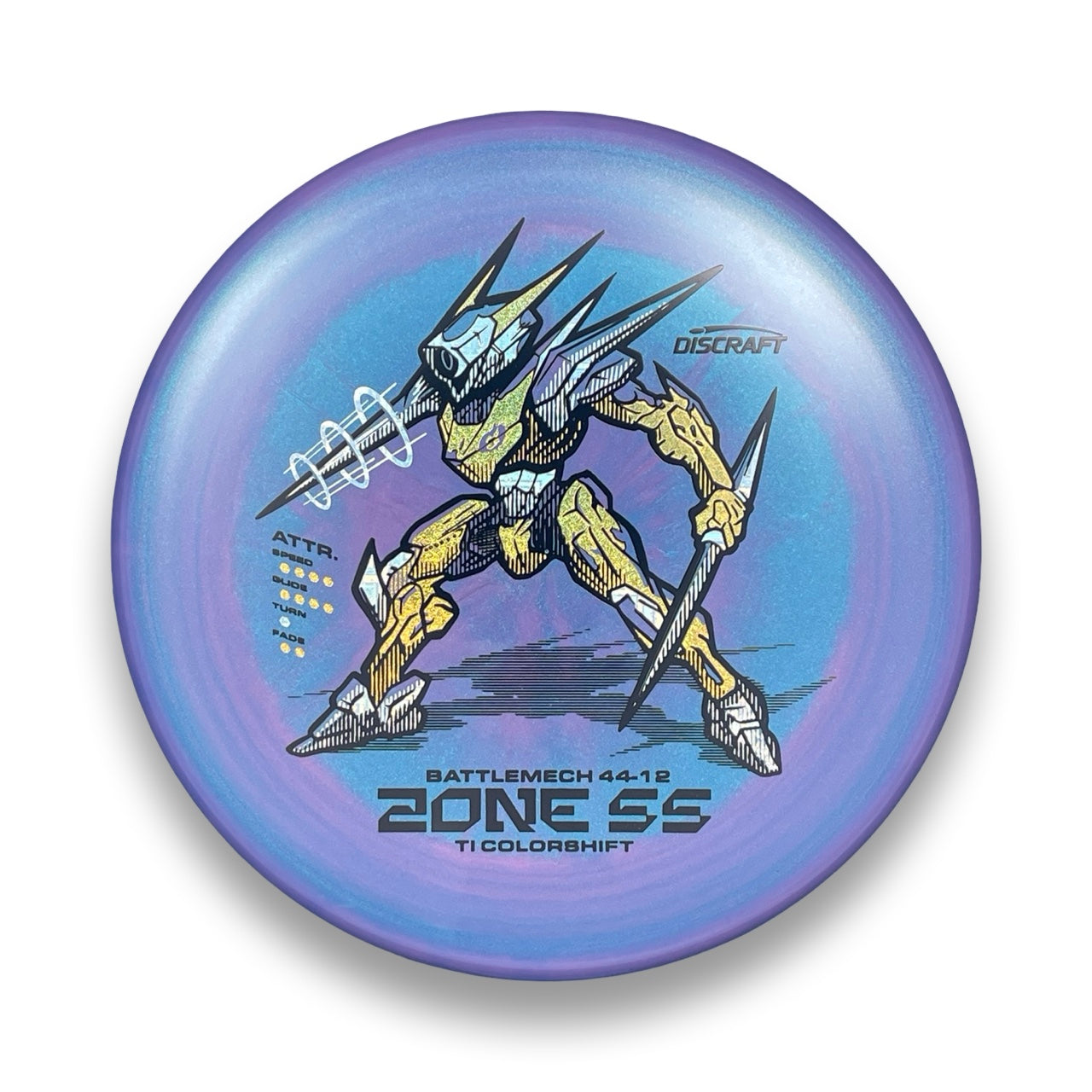 Cotton Candy Swirl Titanium Colorshift Zone SS 170-172g (Warehouse Gem!!)