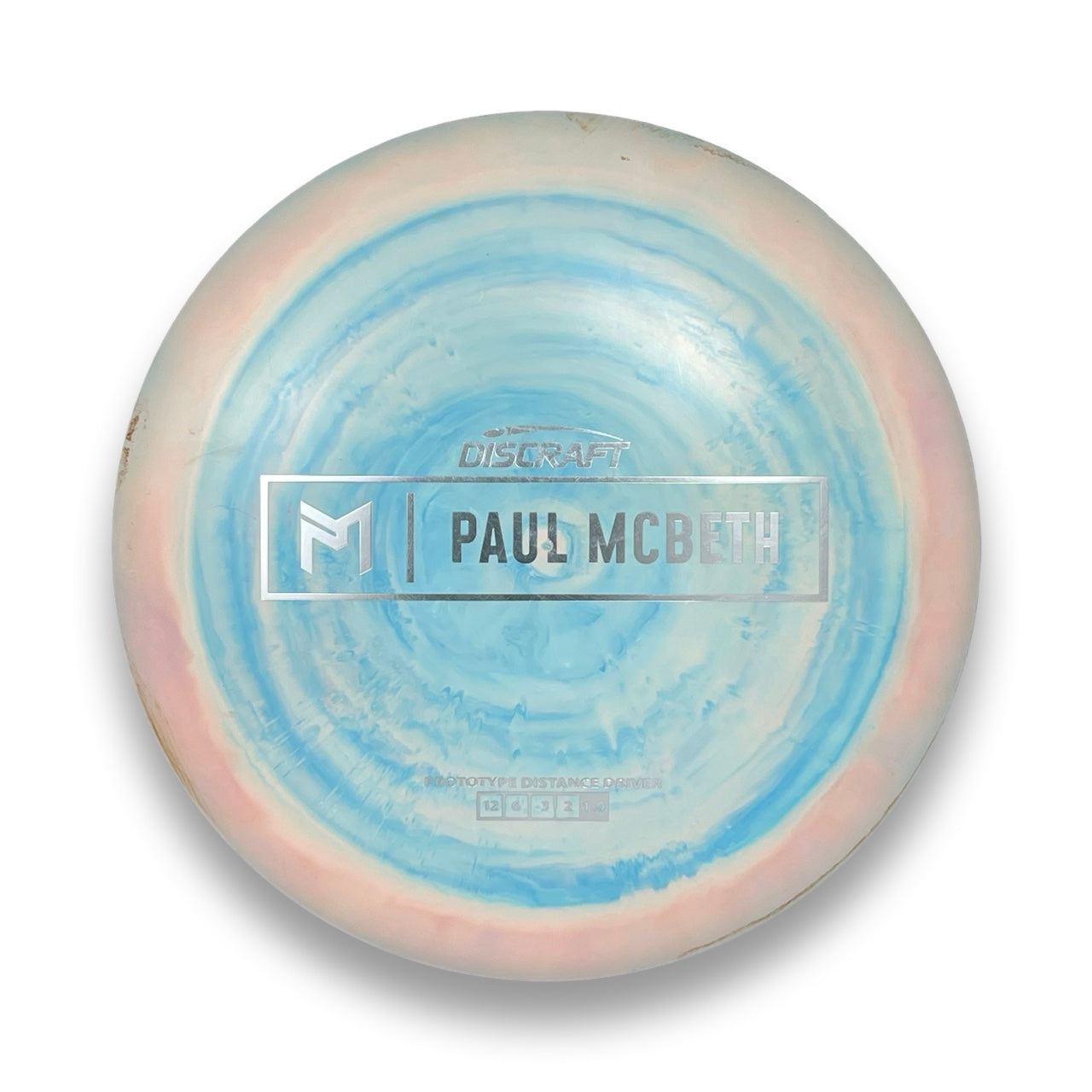 Swirly Cotton Candy Paul McBeth Prototype Hades 174g 7/10, Plate Ink (Used Gem!!)