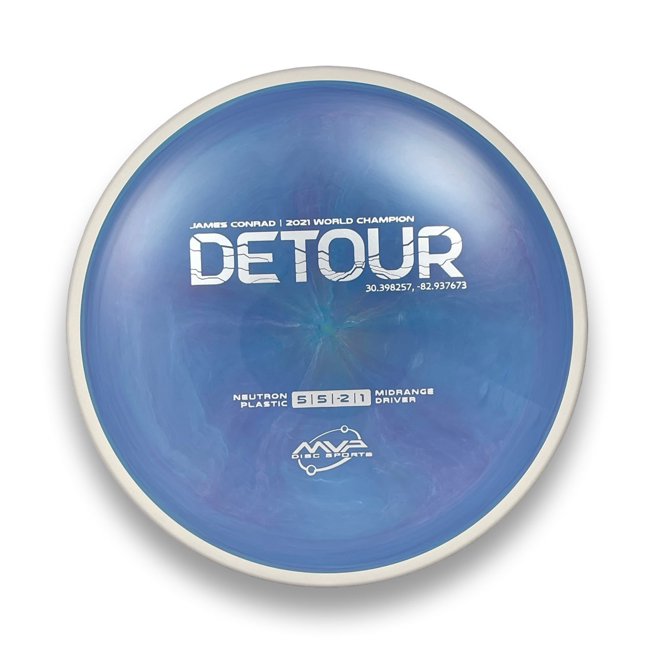 Blurple Swirly Conrad Neutron Detour 176g (Warehouse Gem!!)