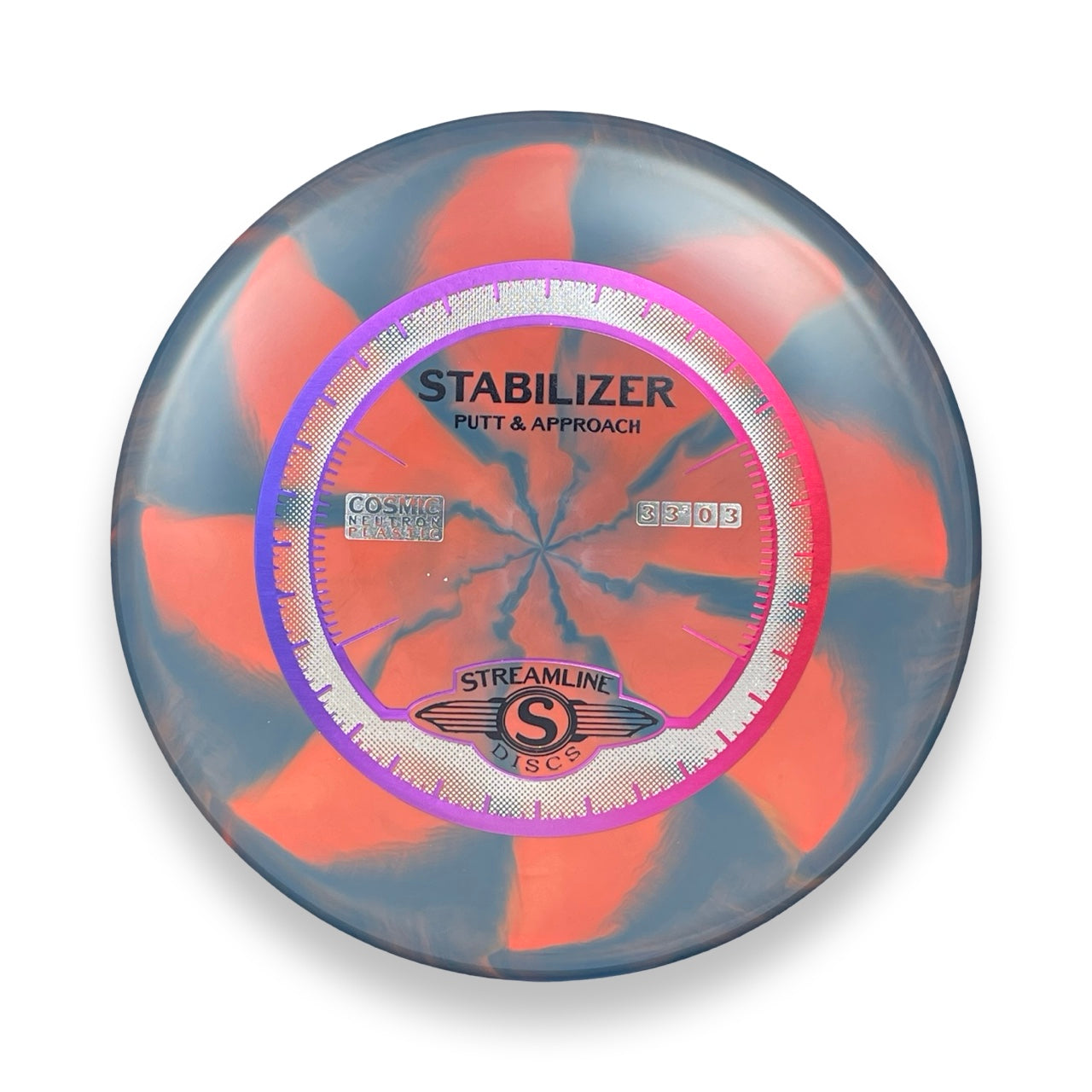 High Contrast Blue/Red Cosmic Neutron Stabilizer 174g (Warehouse Gem!!)