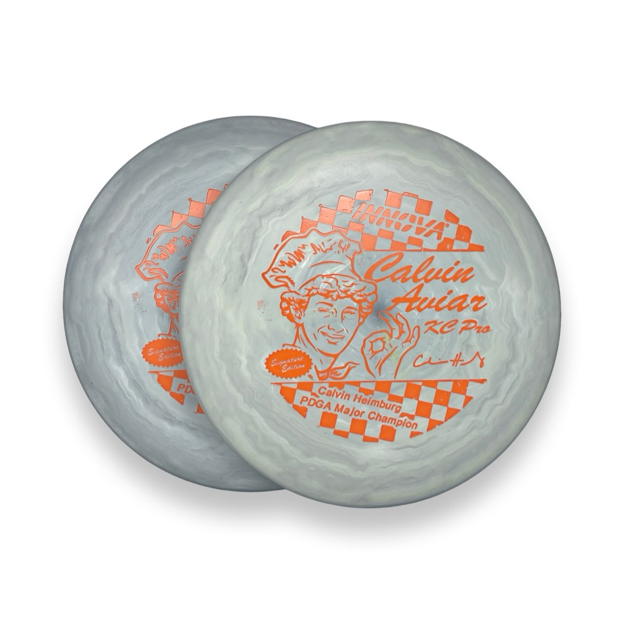 Pair of Swirly Chef Calvin KC Pro Aviars 171 & 172g (Warehouse Gem!!)