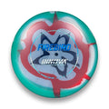 Innova Champion Firebird disc golf driver in I-Dye swirl colorway, top view