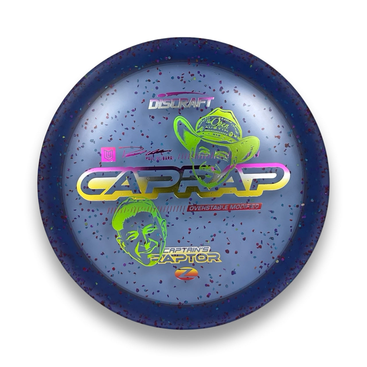 Limited Edition "Faces" Z Confetti CapRap - 2026 Ulibarri OAA Comemmorative