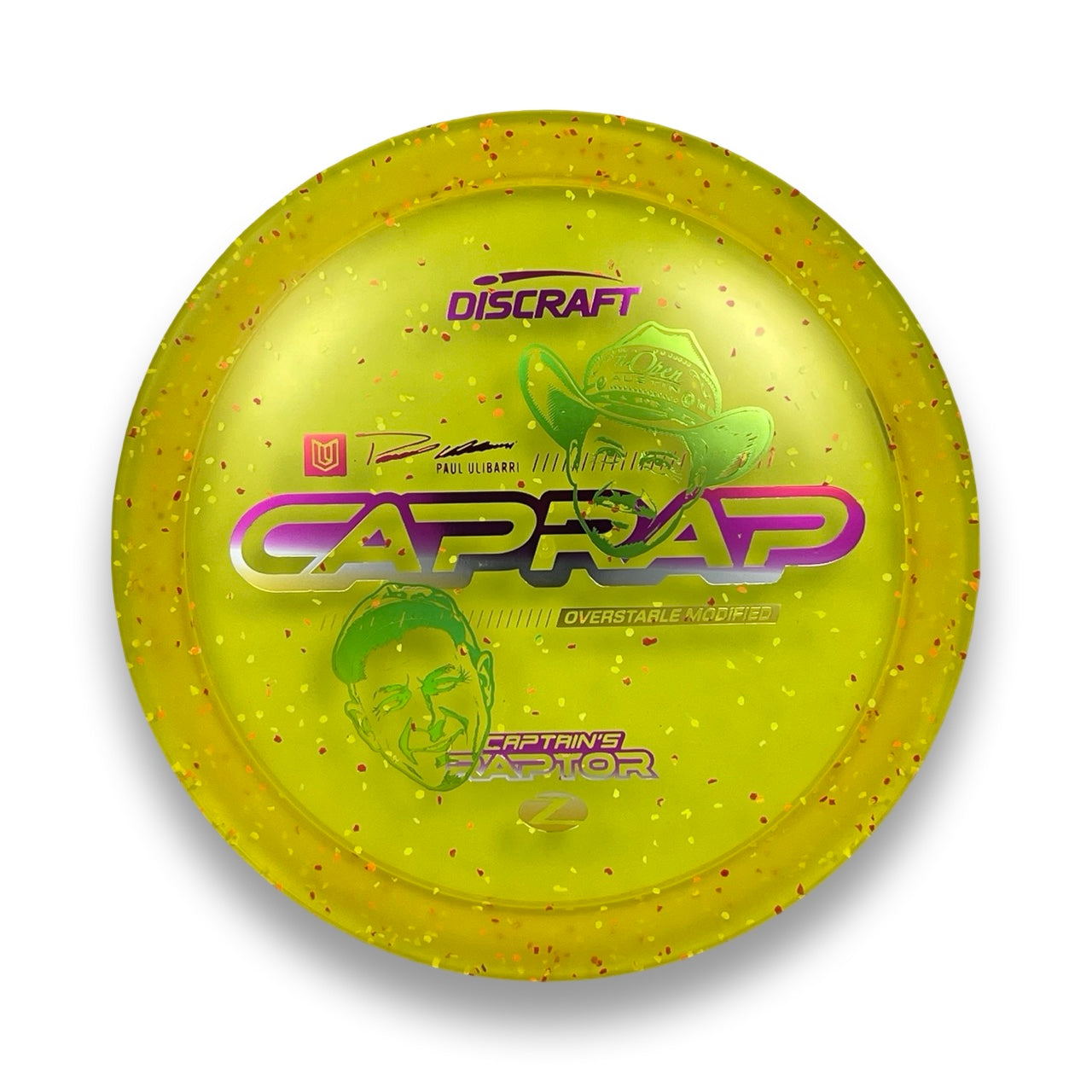 Limited Edition "Faces" Z Confetti CapRap - 2026 Ulibarri OAA Comemmorative