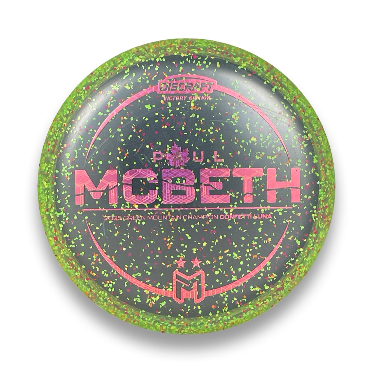 GMC Comemorative McBeth Confetti Luna 174g 8/10 (Used Gem!!)